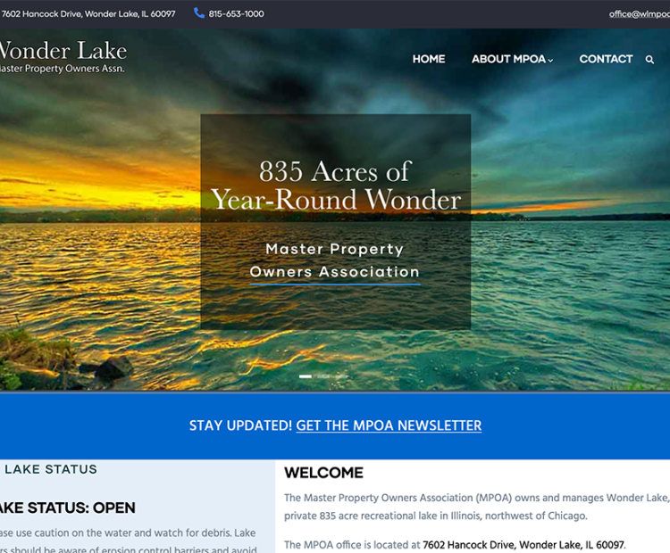 Master Property Owners Association of Wonder Lake